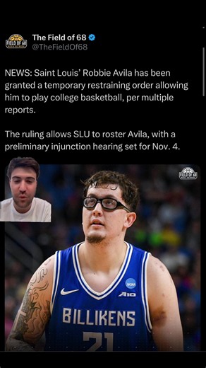 Robbie Avila has been granted a TRO to play College Basketball next season. It would allow for Saint Louis to roster him which would instantly make the A10 favorites and honestly should put them in the Top 25. Just such an awesome player to watch and one I am hoping gets to play.