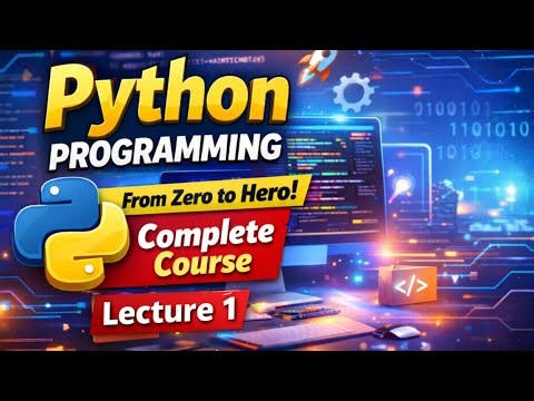 Python Tutorial for Beginners | First Python Program & Print Function | Lecture 1