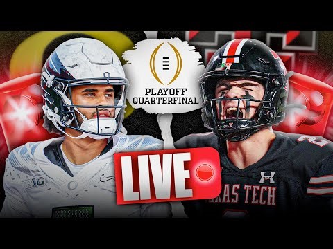 Oregon vs Texas Tech LIVE | Orange Bowl SHOWDOWN | Pregame Show Preview & Predictions ✅