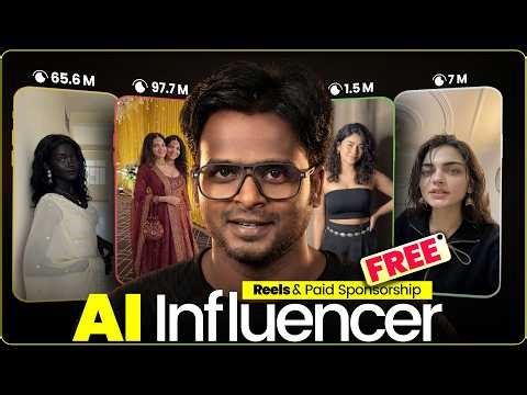 Create Realistic AI Influencer Reels for FREE & Get Paid Sponsorships 💰| AI Influencer for Instagram