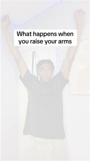 What happens when you raise your arm 😂