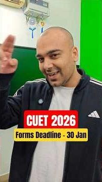 CUET 2026 Big Update🥳🔥 #shorts