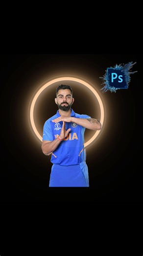 Creating Gaussian Blur effects on Virat Kohli in photoshop tutorial typography #photoshop #viral
