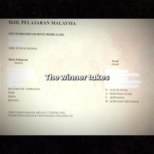 Alhamdulillah ala kulli haal 🤍 thought i disappointed my parents with my spm so i decided to lock in, in matrics. literally betulkan niat, whyy aku masuk matriks? for what reason? #pspm #bukankmm #fyp #4flat #spm