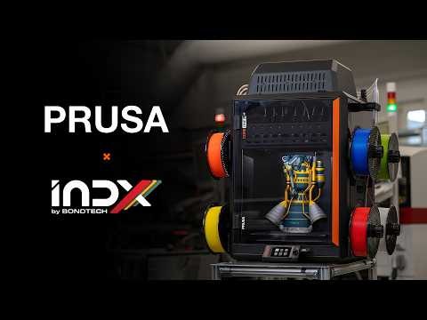 Bondtech INDX on Prusa CORE One L+: 8-Material Rocket Engine