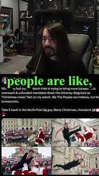 This Senator Wants To Beat Up Santa #moistcritikal #penguinz0 #shorts