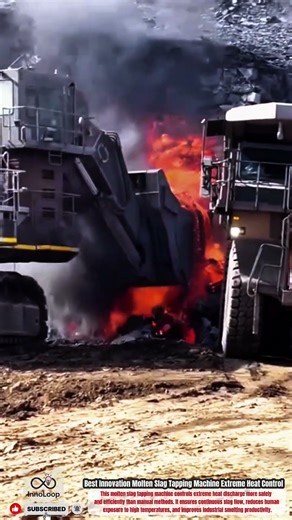 Best Innovation Molten Slag Tapping Machine Extreme Heat Control #innovation