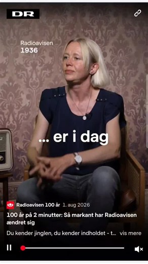 I går fyldte Radioavisen 100 år. Da jeg skrev speciale om Radioavisen var der en del der syntes at det var nichepræget og uinteressant. Men sproget i Radioavisen fortæller faktisk meget om vores… | Thea Sejr
