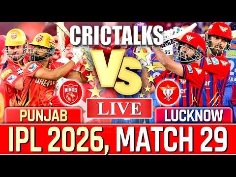 🔴 Live: PBKS v LSG, IPL 2026, Cricket Live Match Today Scores & Commentary, Last 8 Overs