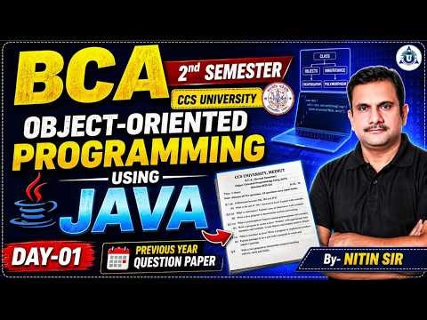🔥 OOPS Using JAVA Previous Year Paper Solution 2026 💻 | Important Questions with Solution | #01