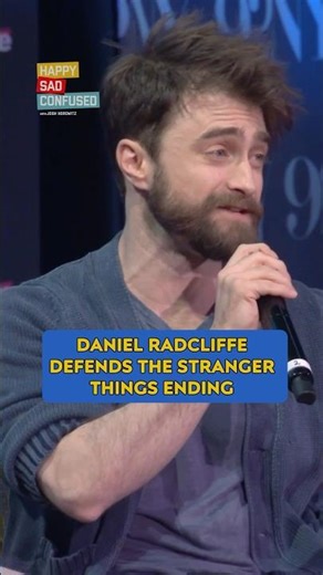 Daniel Radcliffe defends the ending of STRANGER THINGS