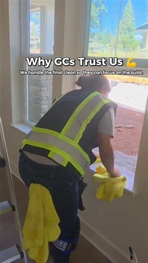 Why General Contractors Trust Our Cleaning Team 👀
