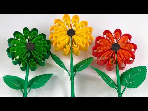 NEW Paper Flower 🌸 Making Ideas/ Easy Crafts/ Home Decor/ Paper Crafts For School