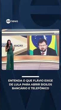 Entenda o que Flávio Bolsonaro exige de Lula para abrir seus sigilos | #NewsManhã