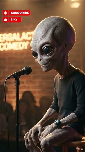Alien Just Exposed Humans #alien #funnyvideo #comedyshorts #standup #viralvideo #talkingalien #humor
