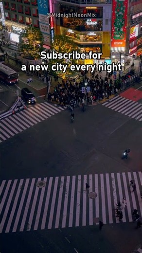 Tokyo From Above at 3AM 🌃 Synthwave #shorts