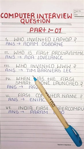 Computer Interview Questions Part:-2 #shorts #computer