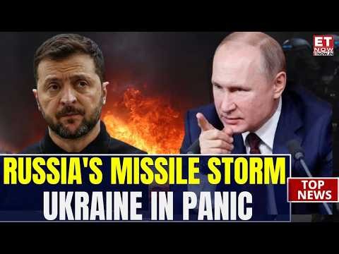 Russia's Explosive Missile Blitz! Ukraine Residents Flee As Cities Come Under Fire | World News