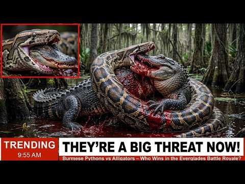 Burmese Pythons vs Alligators – Who Wins in the Everglades Battle Royale?