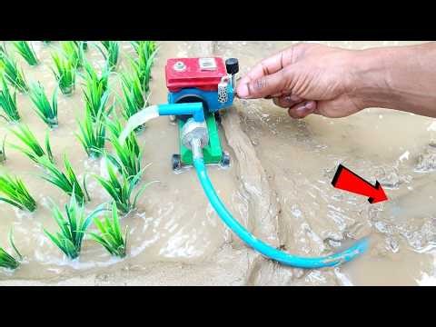Diy diorama making mini motor water pump science project