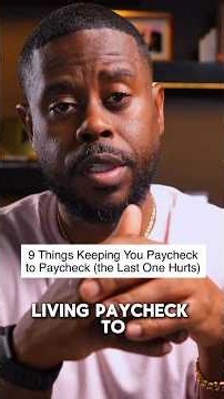 Get paid and the money's gone in a week?