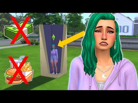 Can my sim turn 1 tile into a house? // Sims 4 1 tile challenge