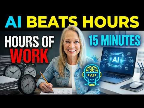 15 Minutes of AI beats Hours of Work
