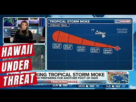 Tropical Storm Moke Targets Hawaii With Heavy Rain, Wind After Lala