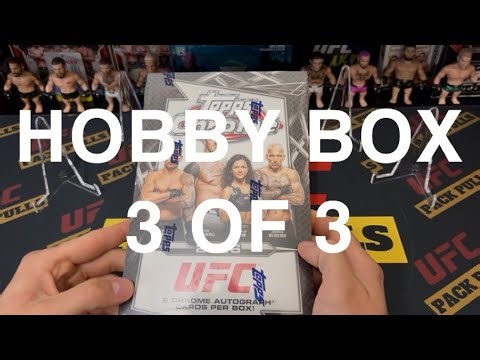 2026 Topps Chrome UFC Hobby Box 3 of 3 REAL LAST PACK MAGIC!!