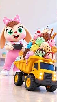 Make Ice Cream With Toy Trucks