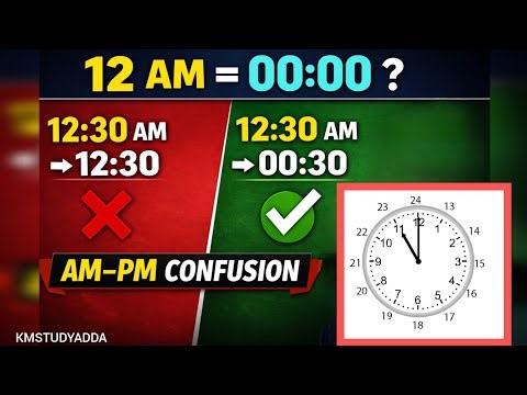 12 Hour to 24 Hour Clock Conversion|AM PM Rules Explained | Maths Class #24hourclock #timeconversion