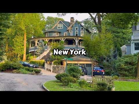 The Wealthiest Community In New York 4k Video Bronxville Ny Tour