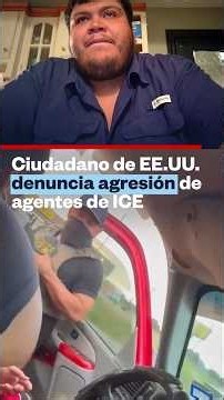 Ciudadano de EE.UU. denuncia agresión de agentes de ICE | Noticias Telemundo