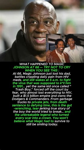 *WHAT HAPPENED TO MAGIC JOHNSON AT 66 — TRY NOT TO CRY WHEN YOU SEE THIS#historymystery