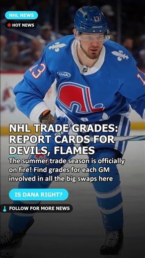 NHL Trade Deadline Analysis: Report Cards for Devils and Flames GM Moves