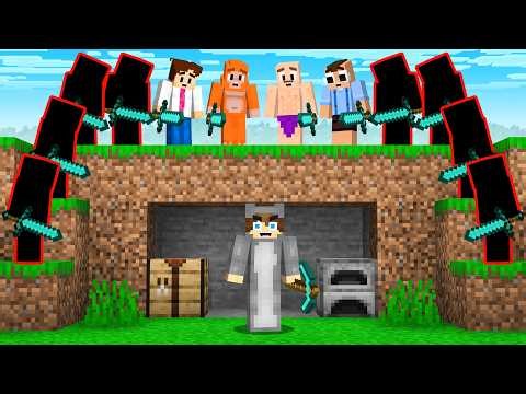 Minecraft Manhunt But I Troll My Hunters with IMPOSTERS!