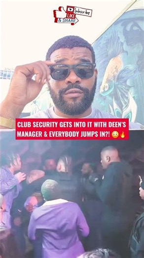DEEN, AB & BANG RUSH TO HELP AFTER SECURITY CLASHES WITH DEEN’S MANAGER?! 👀 #DeenTheGreat #AB
