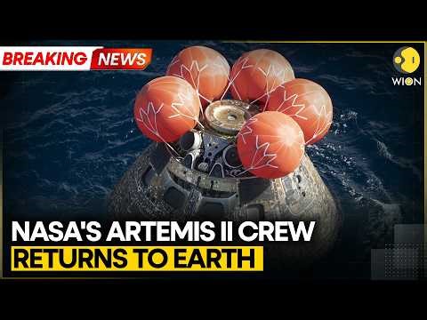 Artemis II Splashdown: Orion Integrity Capsule Lands Off Southern California Coast | WION BREAKING