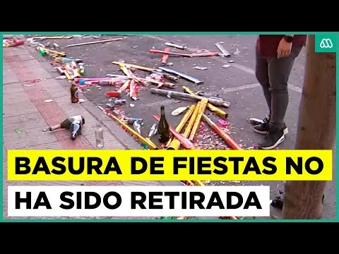 Calles de Santiago llenas de basura: Denuncian que desechos no han sido retirados