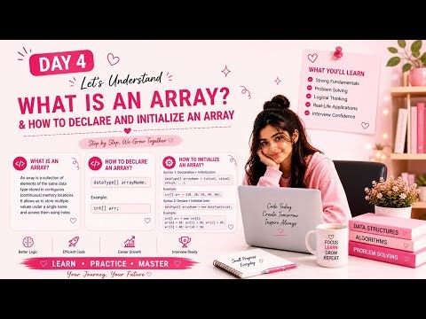 What is an Array? | How to Declare & Initialize in Java (Day 4 DSA)