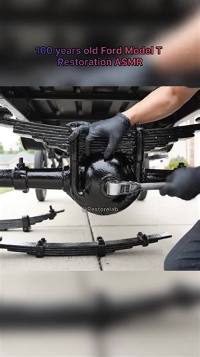 ASMR Car Restoration! 100-year-old ford Model T: Total Disrepair to showroom new #Restoration #car #asmr | Auto builder