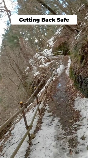 Rushing Down an Icy Mount Fuji Trail — Safely