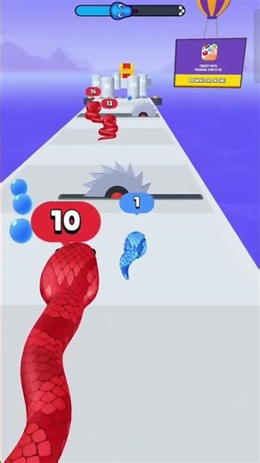 Snake Run 3D Game New update#short #video #treanding #gaming #populargame