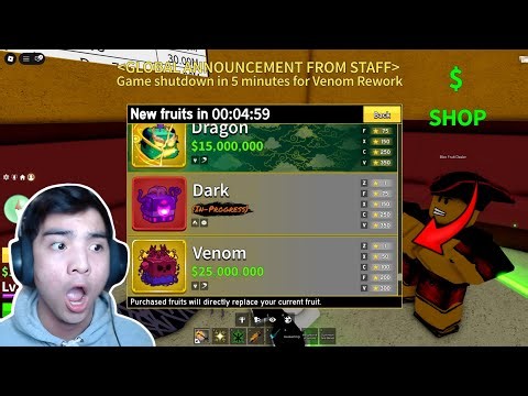 FINALLY.. Venom Fruit REWORK UPDATE 30 in Blox Fruits..! ☠️