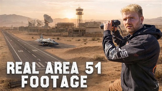 Real footage of Area 51 - we were followed (this felt illegal)