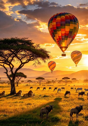Serengeti Hot Air Balloon Ride | Miracle Experience Balloon Saf