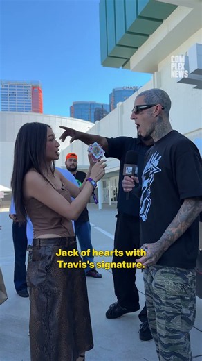 Travis Barker is left stunned by Anna the Magician #ComplexCon #IWAM