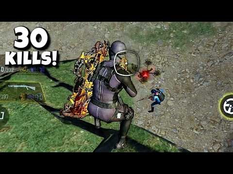New Intense 30 Kills in Solo v Squad Full Battle Royale CODM Gameplay COD Mobile!
