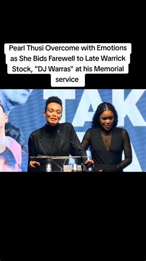 Pearl Thusi Overcome with Emotions as She Bids Farewell to Late Warrick Stock,