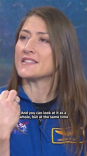 Christina Hammock Koch describes how it feels to see the earth from up above